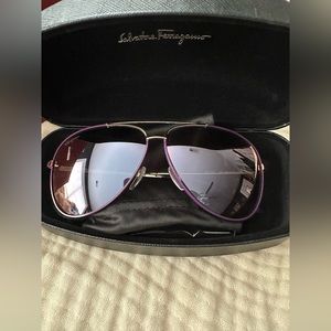 Salvatore Ferragamo Aviator Sunglasses